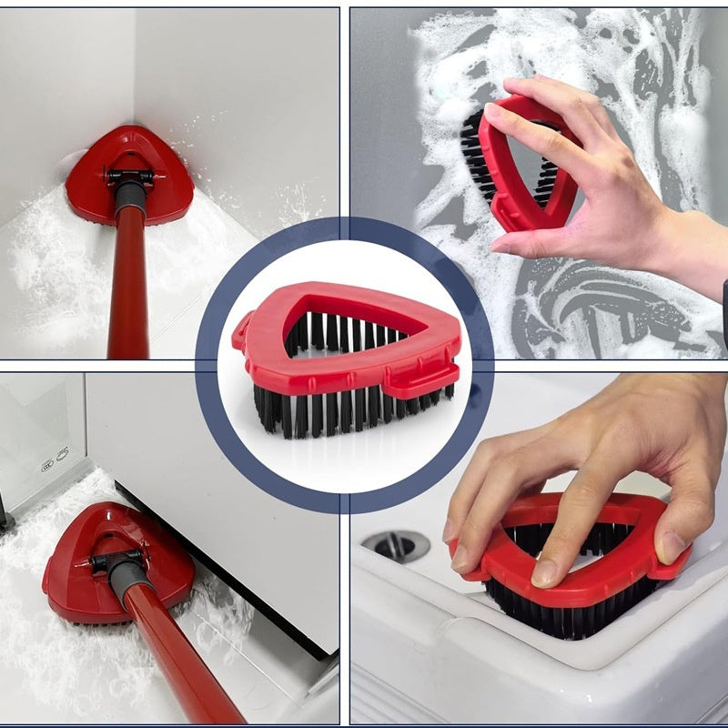 Blent10 triangular cleaning brush replacement head for compatible household cleaning tools