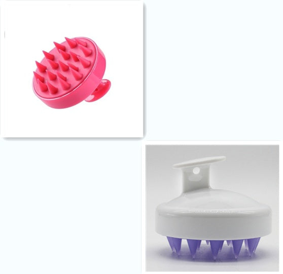Blent10 silicone shampoo brush for gentle scalp massage and everyday hair washing