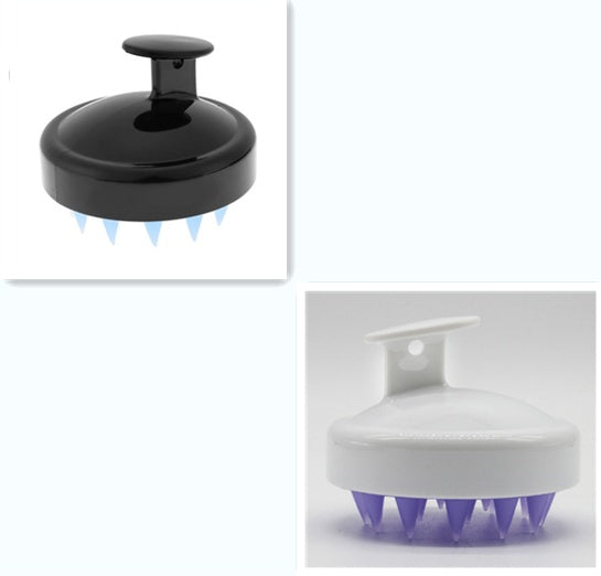 Blent10 silicone shampoo brush for gentle scalp massage and everyday hair washing