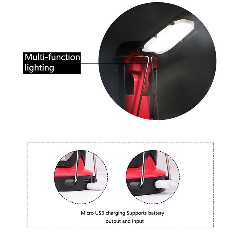 Blent10 LED camping light for portable outdoor lighting and campsite illumination
