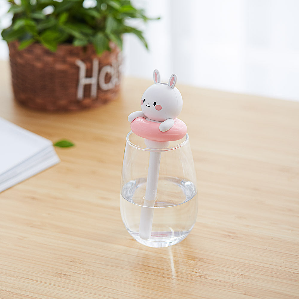 Blent10 bunny USB rechargeable humidifier with cute rabbit design for desktop use