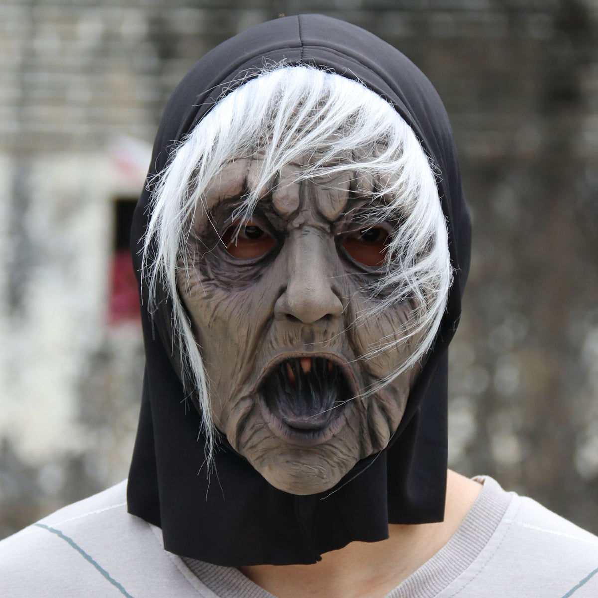 Blent10 Halloween Latex Horror Mask Scary Costume Headgear