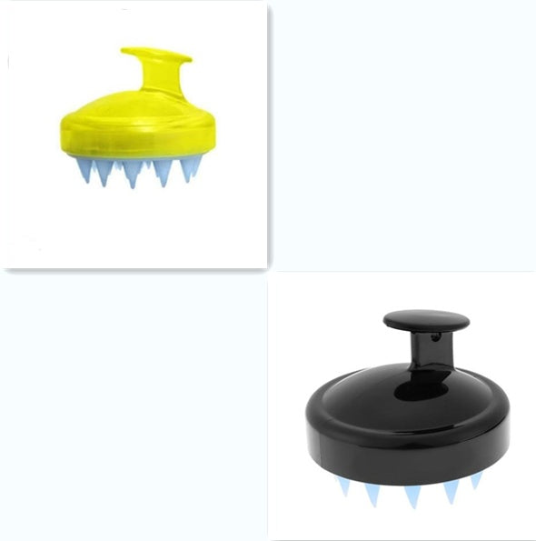 Blent10 silicone shampoo brush for gentle scalp massage and everyday hair washing
