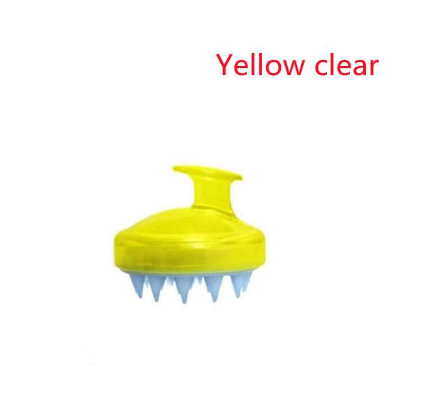Blent10 silicone shampoo brush for gentle scalp massage and everyday hair washing