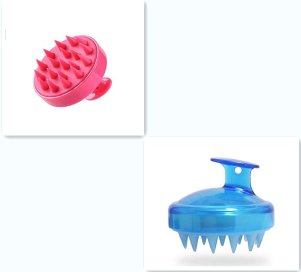 Blent10 silicone shampoo brush for gentle scalp massage and everyday hair washing