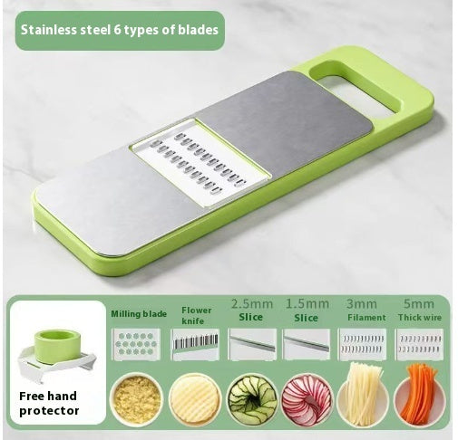 Blent10 stainless steel vegetable cutter and grater for multi-function kitchen food preparation