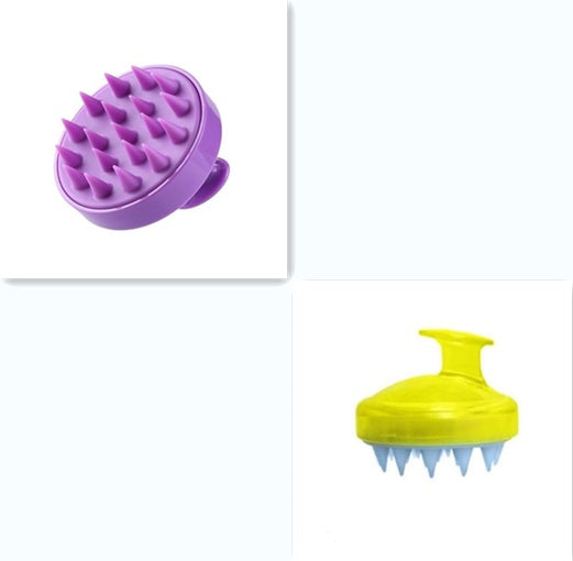 Blent10 silicone shampoo brush for gentle scalp massage and everyday hair washing
