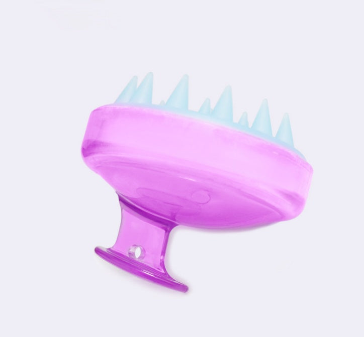 Blent10 silicone shampoo brush for gentle scalp massage and everyday hair washing