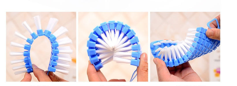 Blent10 flexible cleaning brush for cooker surfaces, bathroom tiles, floors, and household cleaning