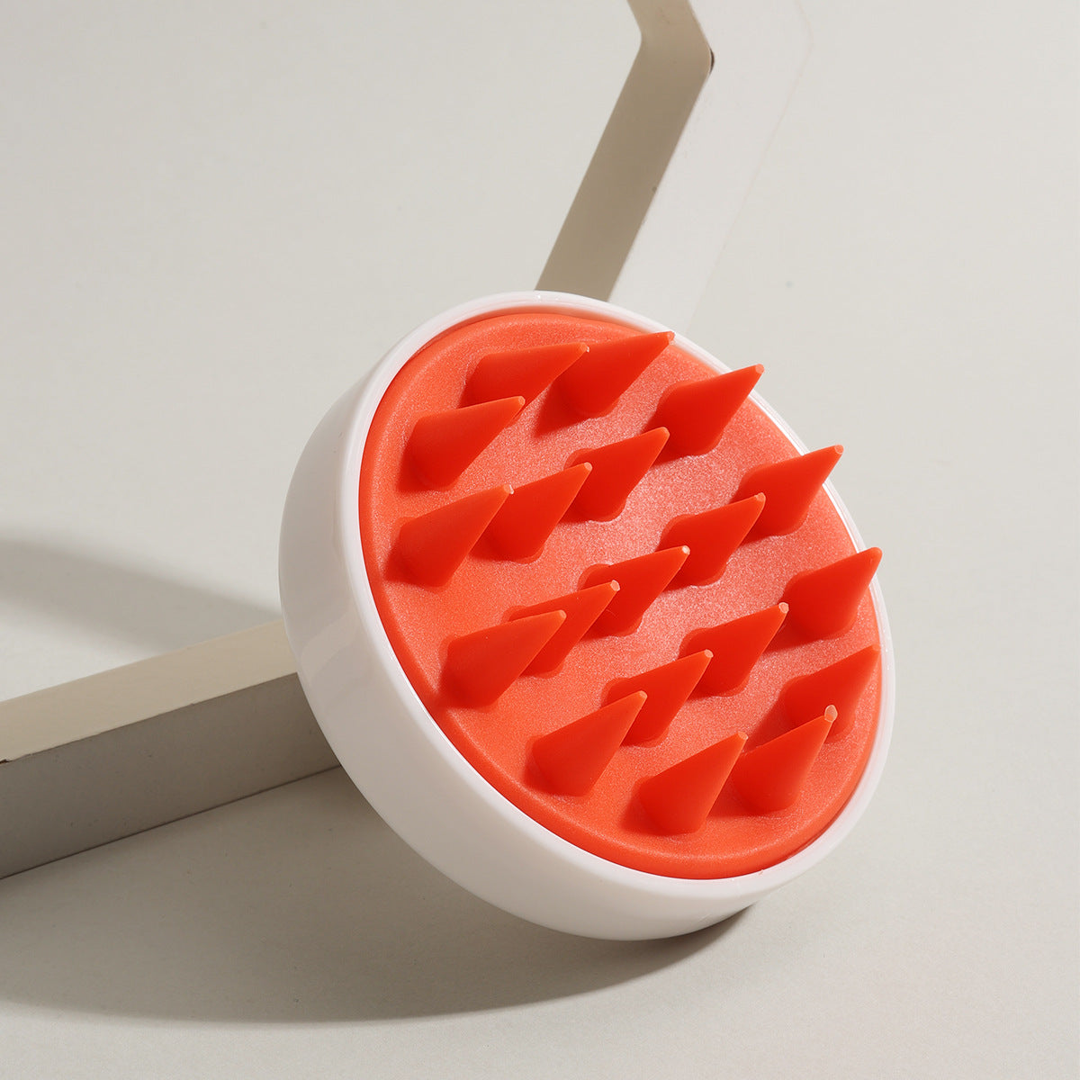 Blent10 soft silicone shampoo brush for scalp massage and hair cleansing