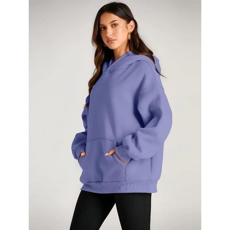 Blent10 Queen Oversized Hoodie Drop-Shoulder Sportswear