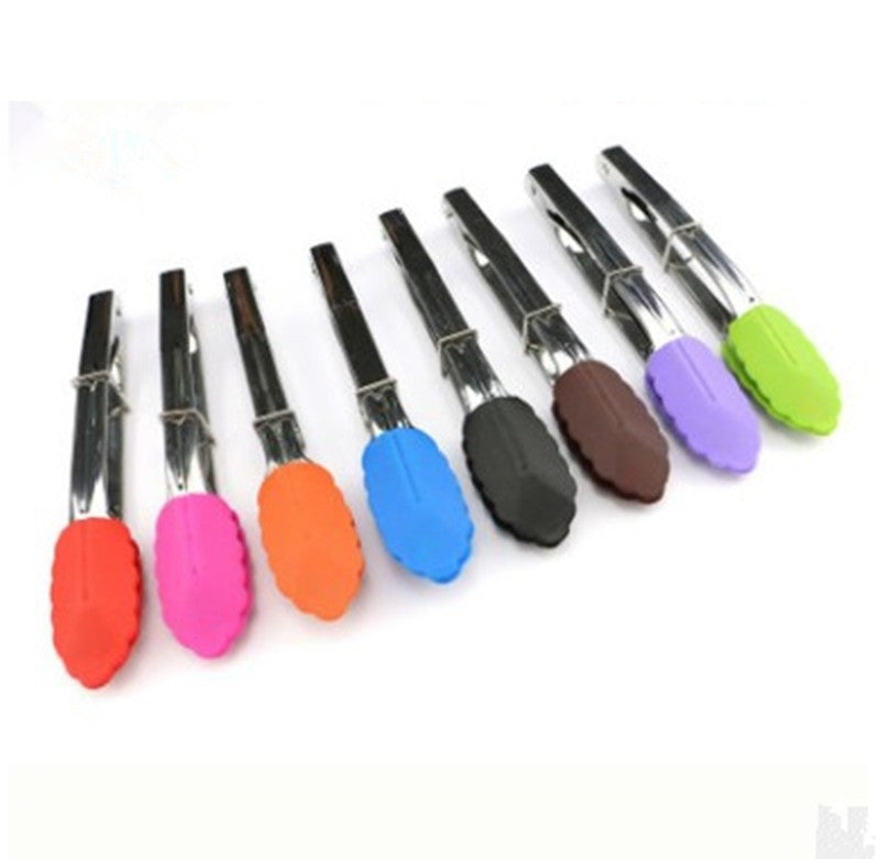Blent10 silicone kitchen utensils for salad serving, cooking, and stainless steel BBQ grilling