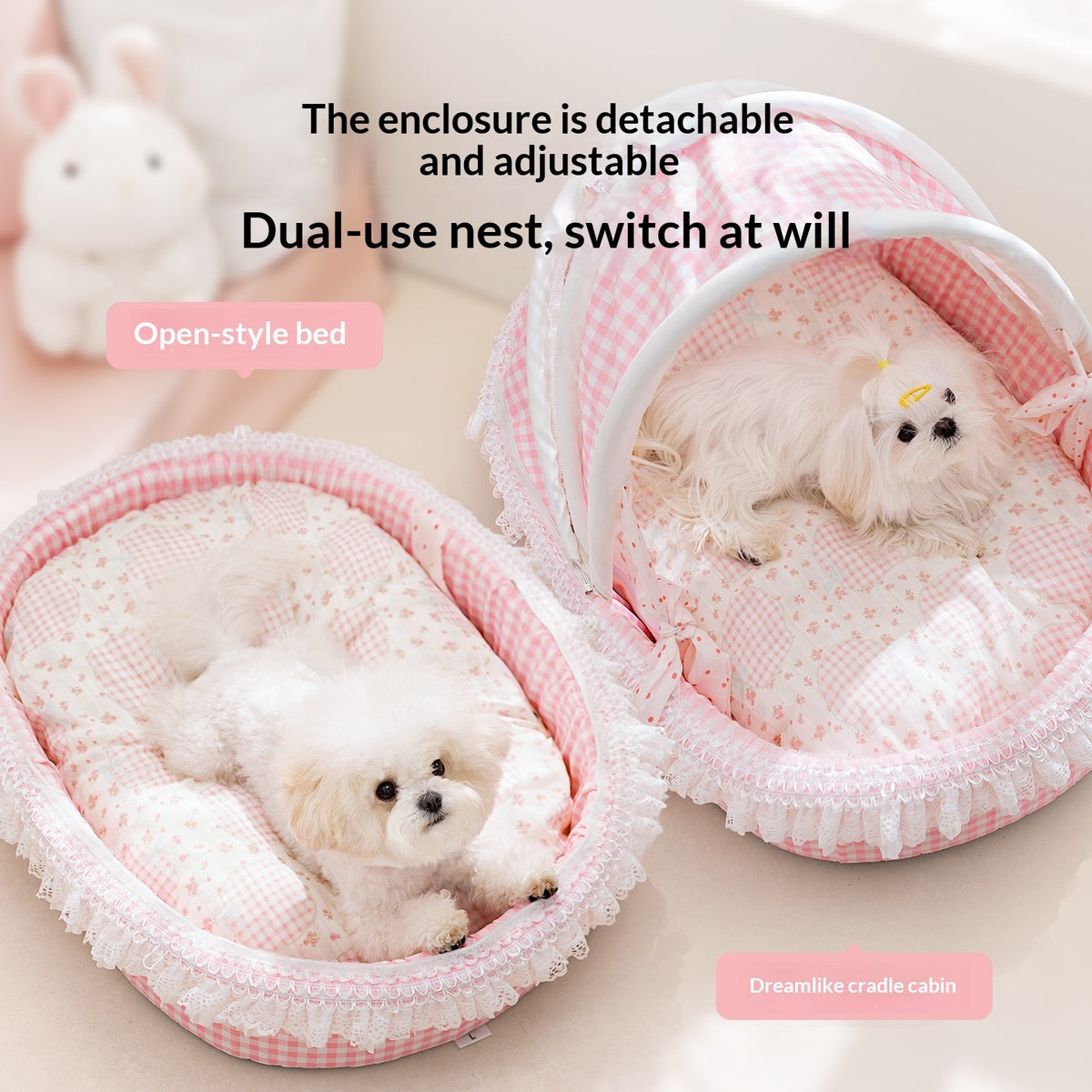 Blent10 spring summer dog bed with pet cradle design for everyday resting