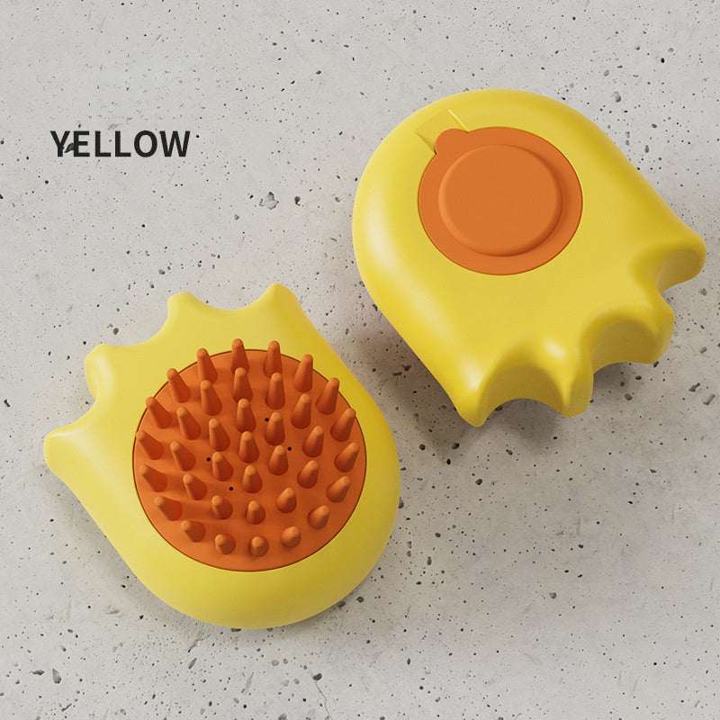 Blent10 pet massage bath brush withBlent10 Pet Massage Bath Brush with Shampoo Dispenser for Cats & Dogsshampoo dispenser for cats and dogs
