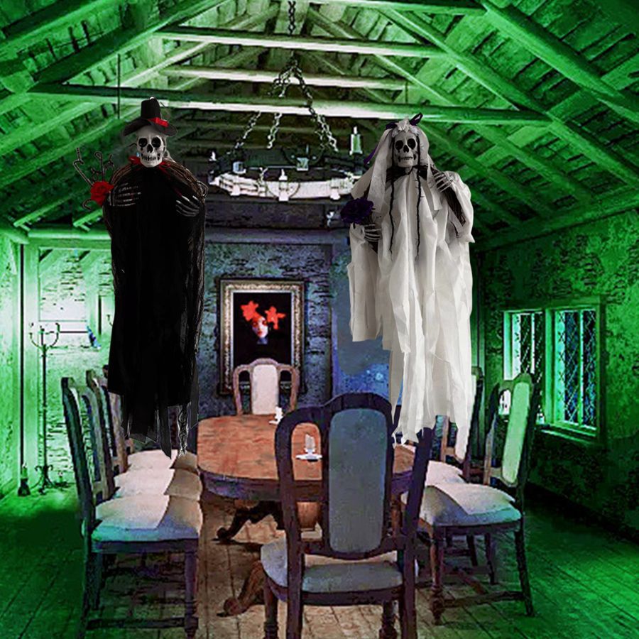 Blent10 Halloween haunted house horror party decorations for spooky displays