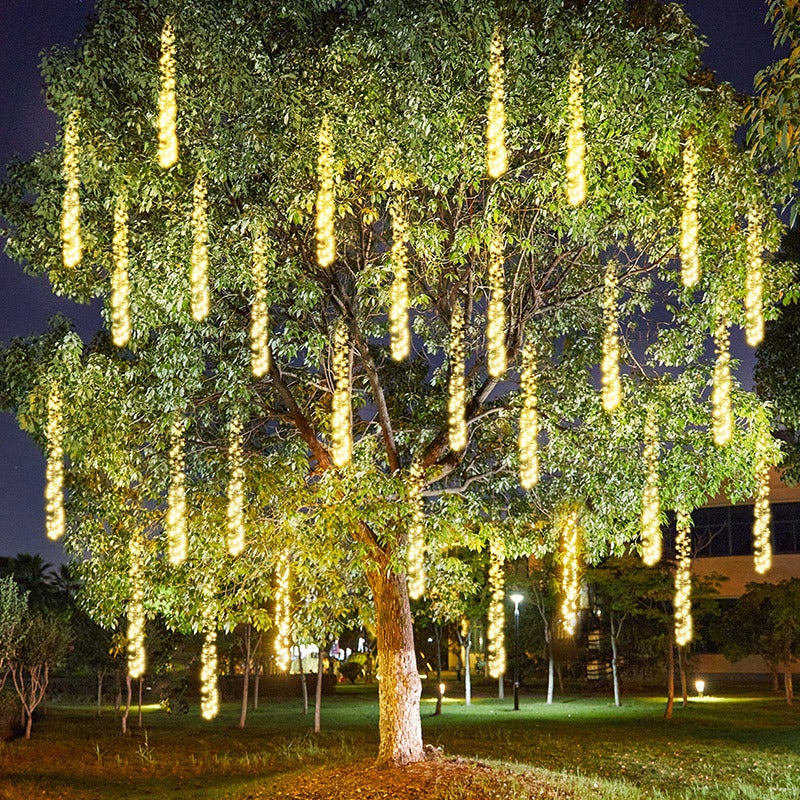 LED meteor firecracker lights