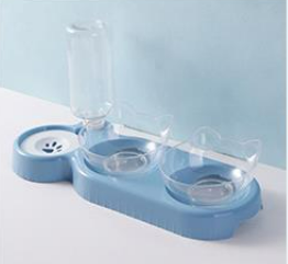 Blent10 anti-tumble cat bowl for convenient pet feeding and drinking