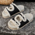 Blent10 lamb wool slippers with fleece-lined design for relaxed indoor wear
