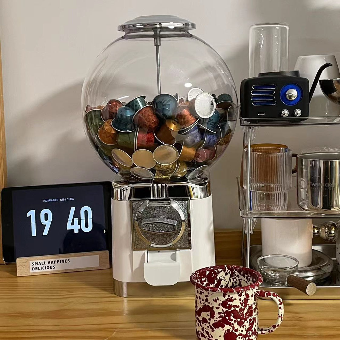 Blent10 household capsule coffee machine for convenient home coffee preparation