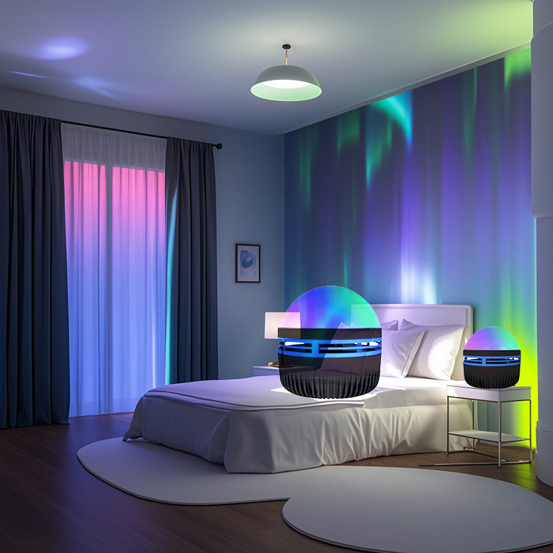 Blent10 water ripple LED projection ambience light small night lamp for bedroom décor