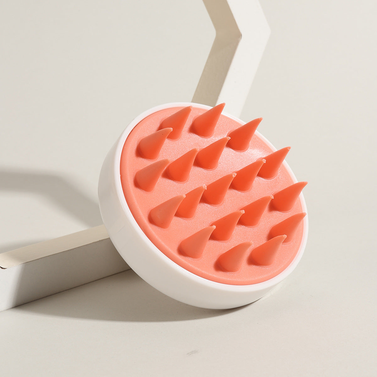 Blent10 soft silicone shampoo brush for scalp massage and hair cleansing