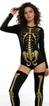 Blent10 Halloween skeleton ghost costume outfit for masquerade parties