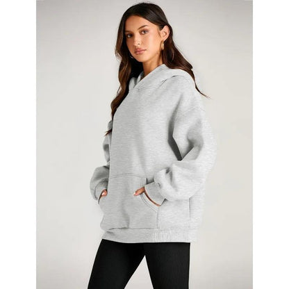 Blent10 Queen Oversized Hoodie Drop-Shoulder Sportswear