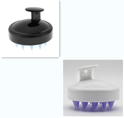 Blent10 silicone shampoo brush for gentle scalp massage and everyday hair washing