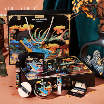Blent10 Elk 9-Piece Makeup Set – Powder, Air Cushion BB Cream &amp; Lipstick