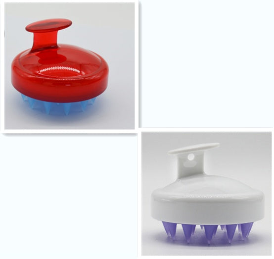 Blent10 silicone shampoo brush for gentle scalp massage and everyday hair washing