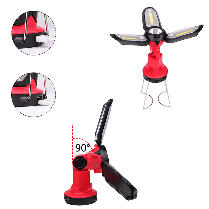 Blent10 LED camping light for portable outdoor lighting and campsite illumination