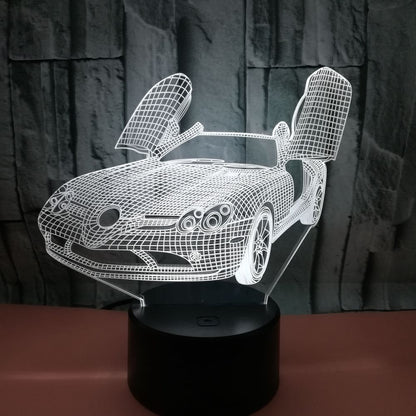 Blent10 colorful LED 3D table lamp with touch control for bedroom and desk décor