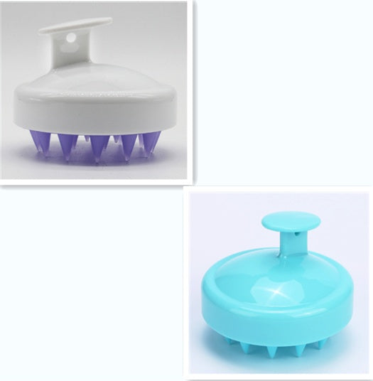 Blent10 silicone shampoo brush for gentle scalp massage and everyday hair washing