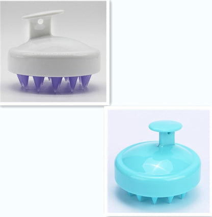 Blent10 silicone shampoo brush for gentle scalp massage and everyday hair washing