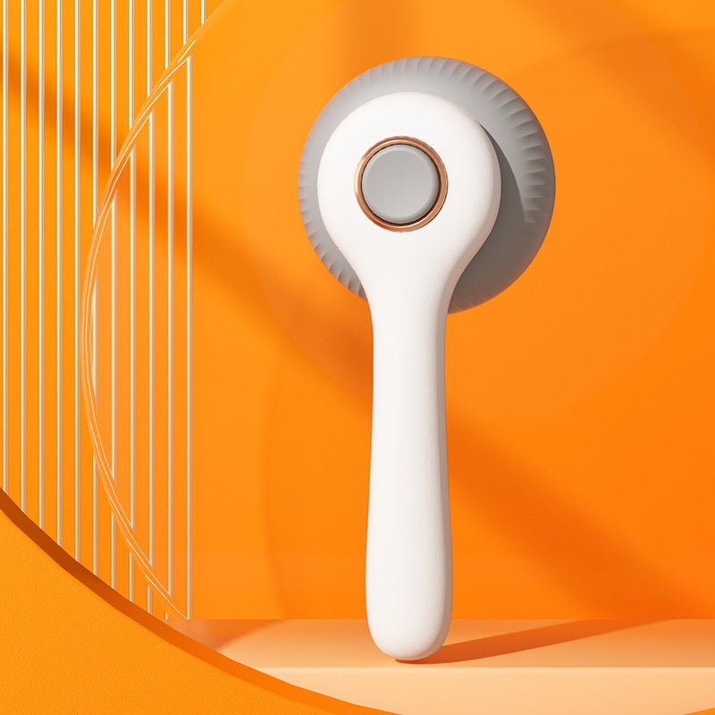 Blent10 pet grooming brush for cats and dogs with self-cleaning slicker comb