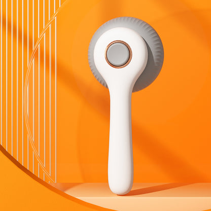 Blent10 pet grooming brush for cats and dogs with self-cleaning slicker comb