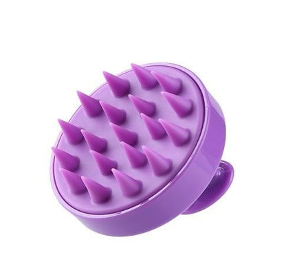 Blent10 silicone shampoo brush for gentle scalp massage and everyday hair washing