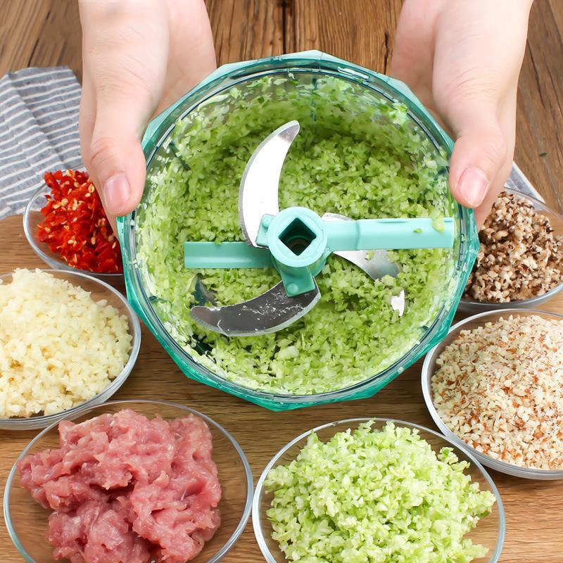 Blent10 multifunction plastic vegetable chopper and garlic cutter for everyday food preparation