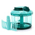 Blent10 multifunction plastic vegetable chopper and garlic cutter for everyday food preparation