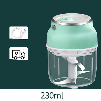 Blent10 portable electric mini garlic chopper for chopping vegetables, fruit, and suitable meat