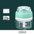 Blent10 portable electric mini garlic chopper for chopping vegetables, fruit, and suitable meat