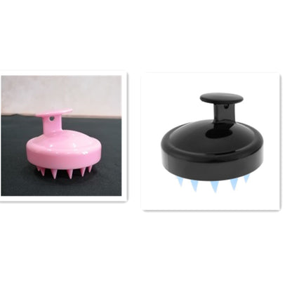 Blent10 silicone shampoo brush for gentle scalp massage and everyday hair washing
