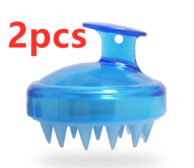 Blent10 silicone shampoo brush for gentle scalp massage and everyday hair washing