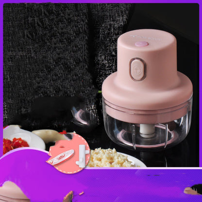 Blent10 wireless electric food chopper 250ml handheld garlic mincer for kitchen preparation