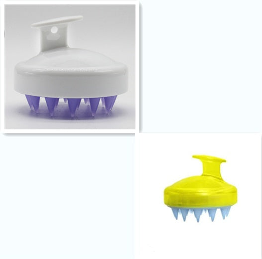 Blent10 silicone shampoo brush for gentle scalp massage and everyday hair washing