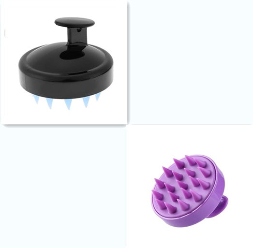 Blent10 silicone shampoo brush for gentle scalp massage and everyday hair washing