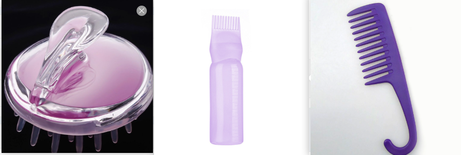 Blent10 silicone scalp massage brush for shampooing, scalp cleansing, and hair care