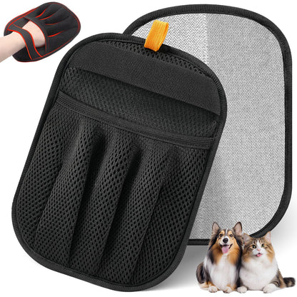 Blent10 pet hair removal glove for cats and dogs for grooming couches carpets and car seats