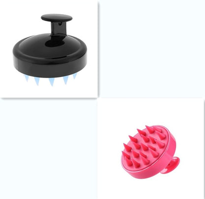 Blent10 silicone shampoo brush for gentle scalp massage and everyday hair washing
