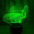 Blent10 colorful LED 3D table lamp with touch control for bedroom and desk décor